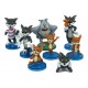 Figura Tom Y Jerry Set X9 Caricatura (Entrega Inmediata)