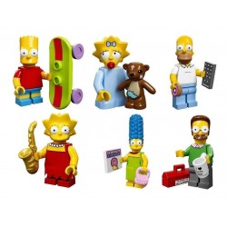 Los Simpson Bloques De Construcción Homero Bart Lisa (Entrega Inmediata)