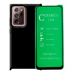 Funda Estuche Silicone Case + Cerámico Samsung Note 20 Ultra (Entrega Inmediata)