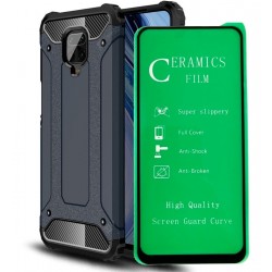 Funda Estuche Antichoque + Vidrio Cerámico Xiaomi Note 9s (Entrega Inmediata)