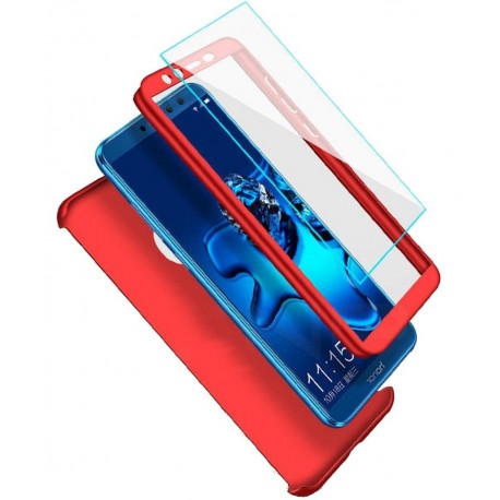 Honor 8x Estuche Forro Protector 360 + Vidrio Templado 2d (Entrega Inmediata)
