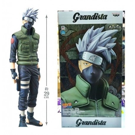 Naruto Grandista Shinobi Kakashi Hatake Figura En Caja (Entrega Inmediata)