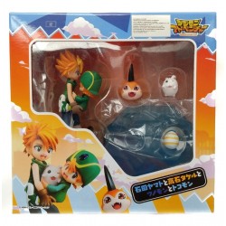 Digimon Yamato & Tunomon Takeru & Tokomon Figura En Caja (Entrega Inmediata)
