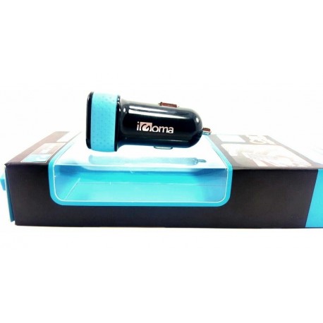 Cargador Para Carro Igoma Dos En Uno Usb 100% Original (Entrega Inmediata)