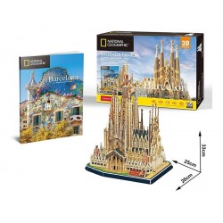 Basílica De La Sagrada Familia Rompecabezas 3d (Entrega Inmediata)