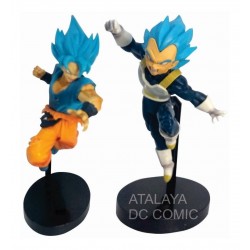 Muñecos Dragon Ball Super Goku Y Vegeta Blue Vs Broly Set X2 (Entrega Inmediata)