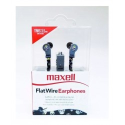 Audifonos Flatwire Maxell Skullz Calavera Manos Libres Mic (Entrega Inmediata)