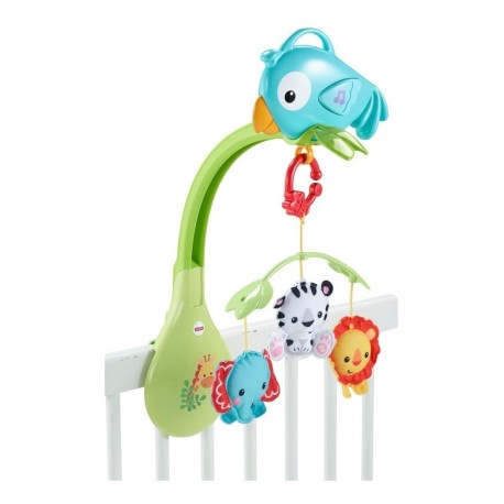 Fisher Price Móvil Musical 3 En 1 Rainforest Bebe Niño (Entrega Inmediata)