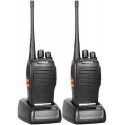 Radios Walkie Talkies Baofeng Bf-777s Por 2 Unidades Negro (Entrega Inmediata)