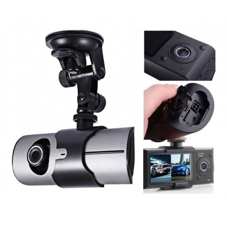 Camara Dvr R300 Doble Lente Para Carro Full Hd Sensor Y Gps (Entrega Inmediata)