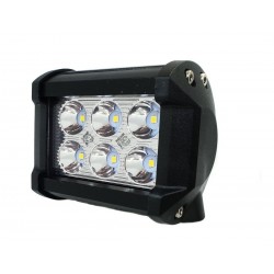 Exploradora Led Carro O Moto 6800lm Fijas Y Estrober 24w (Entrega Inmediata)