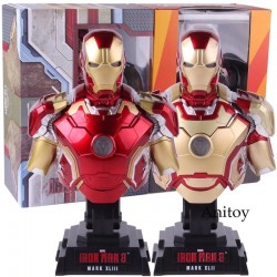 Iron Man Mark Xlii Y Mark Xliii Busto Con Luz Figura (Entrega Inmediata)