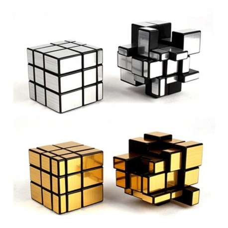 Cubo Rubik Mirror Rompecabezas 3d Espejo Dorado Plateado (Entrega Inmediata)