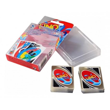 Cartas Juegos De Uno H2o Impermeables Transparenterler (Entrega Inmediata)