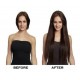 Extensiones De Cabello Seminatural Liso Y Ondulado 4 Clips (Entrega Inmediata)