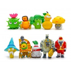 Coleccion X10 Plantas Vs Zombies Figuras Coleccionables (Entrega Inmediata)