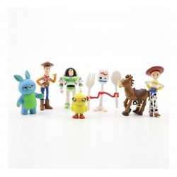 Toy Story 4 Coleccion 7 Figuras Forky Woody Tiro Al Blanco (Entrega Inmediata)