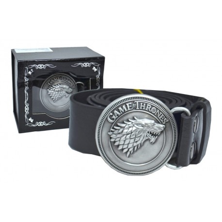 Game Of Thrones Stark Cinturon Chapa Importado (Entrega Inmediata)