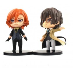 Bungou Stray Dogs Coleccion 2 Figuras Con Bases (Entrega Inmediata)