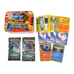 Cartas Pokemon Estuche Metalico X60 Cartas Edicion De Lujo (Entrega Inmediata)