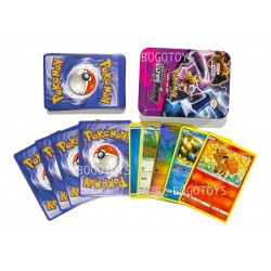 Cartas Pokemon Estuche Metalico X40 Cartas Importado (Entrega Inmediata)
