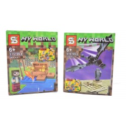 Minecraft Lego Figura Escenario Precio Por Caja (Entrega Inmediata)