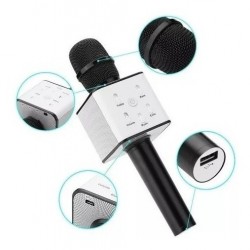 Micrófono Karaoke Q7 Bluetooth Estéreo (Entrega Inmediata)