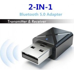 Transmisor Receptor Mini Bluetooth 5.0 2 En 1 + Aux (Entrega Inmediata)