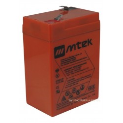 Batería Mtek 6v 4ah 20 Horas Recargable (Entrega Inmediata)
