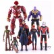 Vengadores Iron Man Thanos Groot Colección X7 Figuras + Obse (Entrega Inmediata)