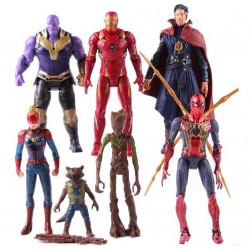 Vengadores Iron Man Thanos Groot Colección X7 + Envío + Obse (Entrega Inmediata)