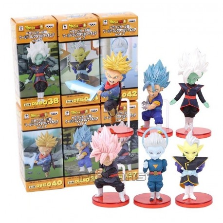 Goku Black Trunks Dragon Ball Colección X6 Figuras Wcf + Obs (Entrega Inmediata)