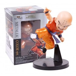 Krilin Dragon Ball Z Colección Figura Metalizado + Obsequio (Entrega Inmediata)
