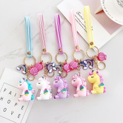 Llavero Unicornio Diseño Silicona Accesorios Decorativos (Entrega Inmediata)
