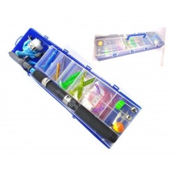 Kit Set De Pesca Caña De Pescar Bara Carretel + Accesorios (Entrega Inmediata)