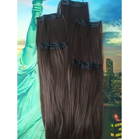 Pack Completo Extensiones De Cabello Marrón Castaño (Entrega Inmediata)