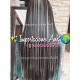 Extensiónes De Cabello Negro Liso Iluminaciónes Platino Larg (Entrega Inmediata)