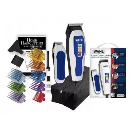 Combo Peluquería Wahl Color Code Peluquera Patillera Guias (Entrega Inmediata)