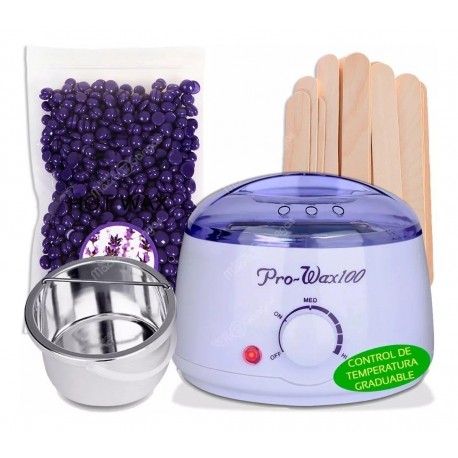 100 Gms Cera En Perla Cera Depiladotaria + Obsequio Olla (Entrega Inmediata)