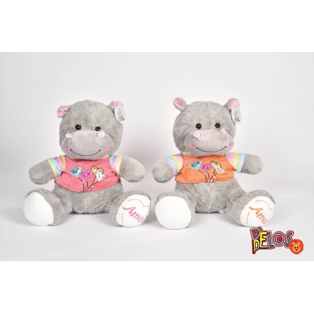 Animal De Peluche Rinoceronte 40cm 2609 (Entrega Inmediata)