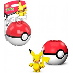 Mega Construx Pokemon Pokebola Pikachu Pokeballs Ash (Entrega Inmediata)