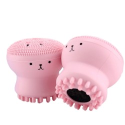 Cepillo Silicona Limpieza Facial Pulpo Cuidado Piel Derma (Entrega Inmediata)