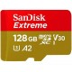 Memoria Microsd Sandisk Extreme 128gb A2 160mb/s U3 V30 4k (Entrega Inmediata)
