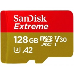Memoria Microsd Sandisk Extreme 128gb A2 160mb/s U3 V30 4k (Entrega Inmediata)
