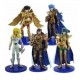 Muñecos Figuras Caballeros Del Zodiaco Saga Hyoga Set X5 (Entrega Inmediata)