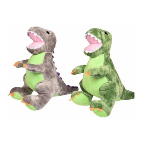Dinosaurio Gordo Rex De Peluche 40cm 2489b (Entrega Inmediata)