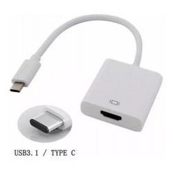 Cable Convertidor / Adaptador De Usb 3.1 Tipo C A Hdmi Lapto (Entrega Inmediata)