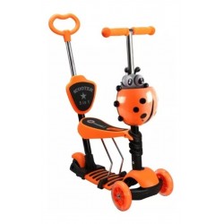 Patineta 5 En 1 Scooter Niños Multiusos Luces Led Colores (Entrega Inmediata)