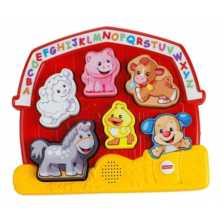 Fisher Price Rompecabezas Animales De Granja Sonidos (Entrega Inmediata)