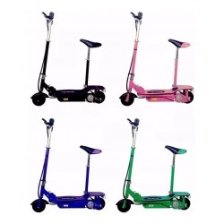 Patineta Scooter Eléctrica Monopatín Teksilver Silla Niños (Entrega Inmediata)